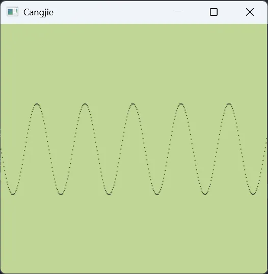 画出的正弦函数